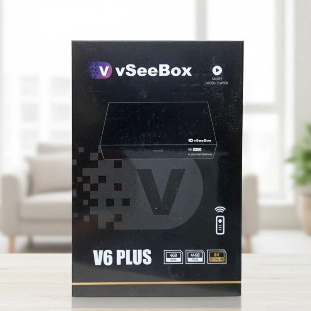 vSeeBox V6 Plus 8K Ultra HD TV Box Brand New Sealed